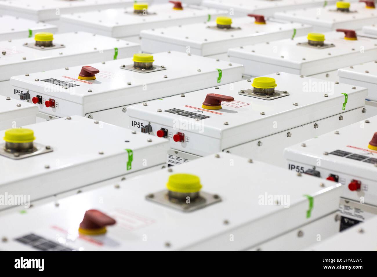 Storage System Image Viridi's lithium-ion battery energy storage systems sit in their ...