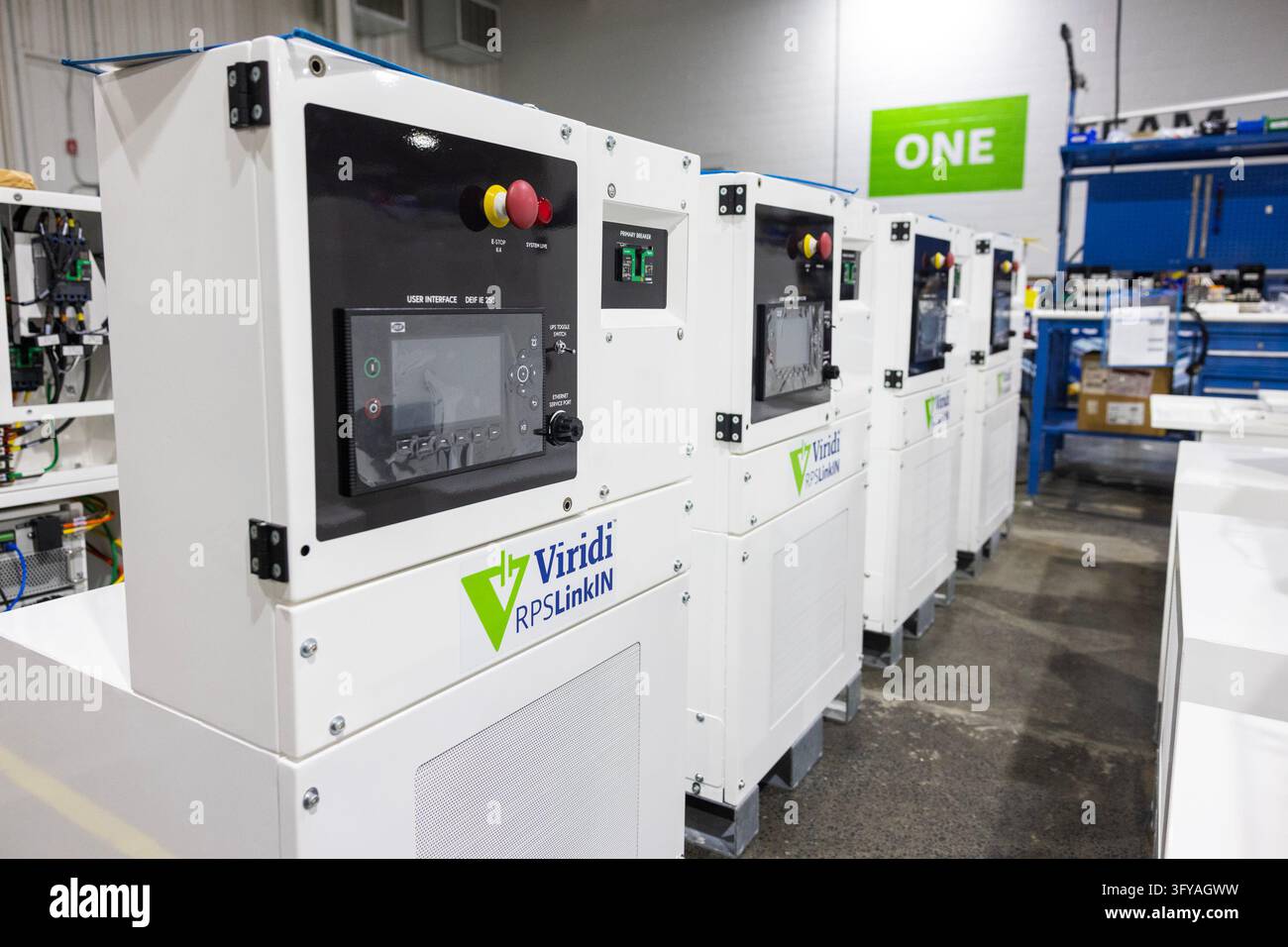 Storage System Image Viridi's lithium-ion battery energy storage systems sit in their ...