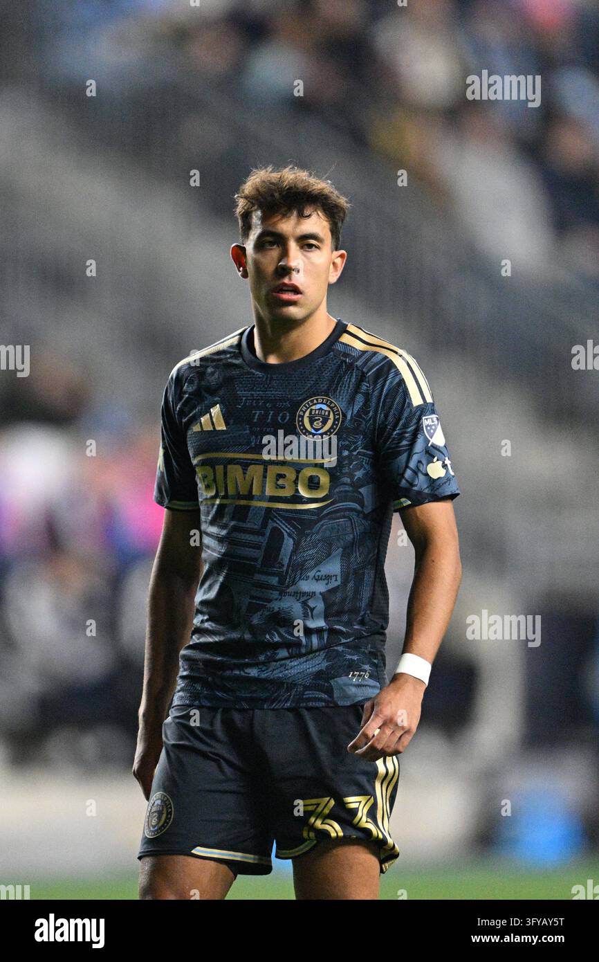 CHESTER, PA - OCTOBER 24: Philadelphia Union midfielder Quinn Sullivan ...