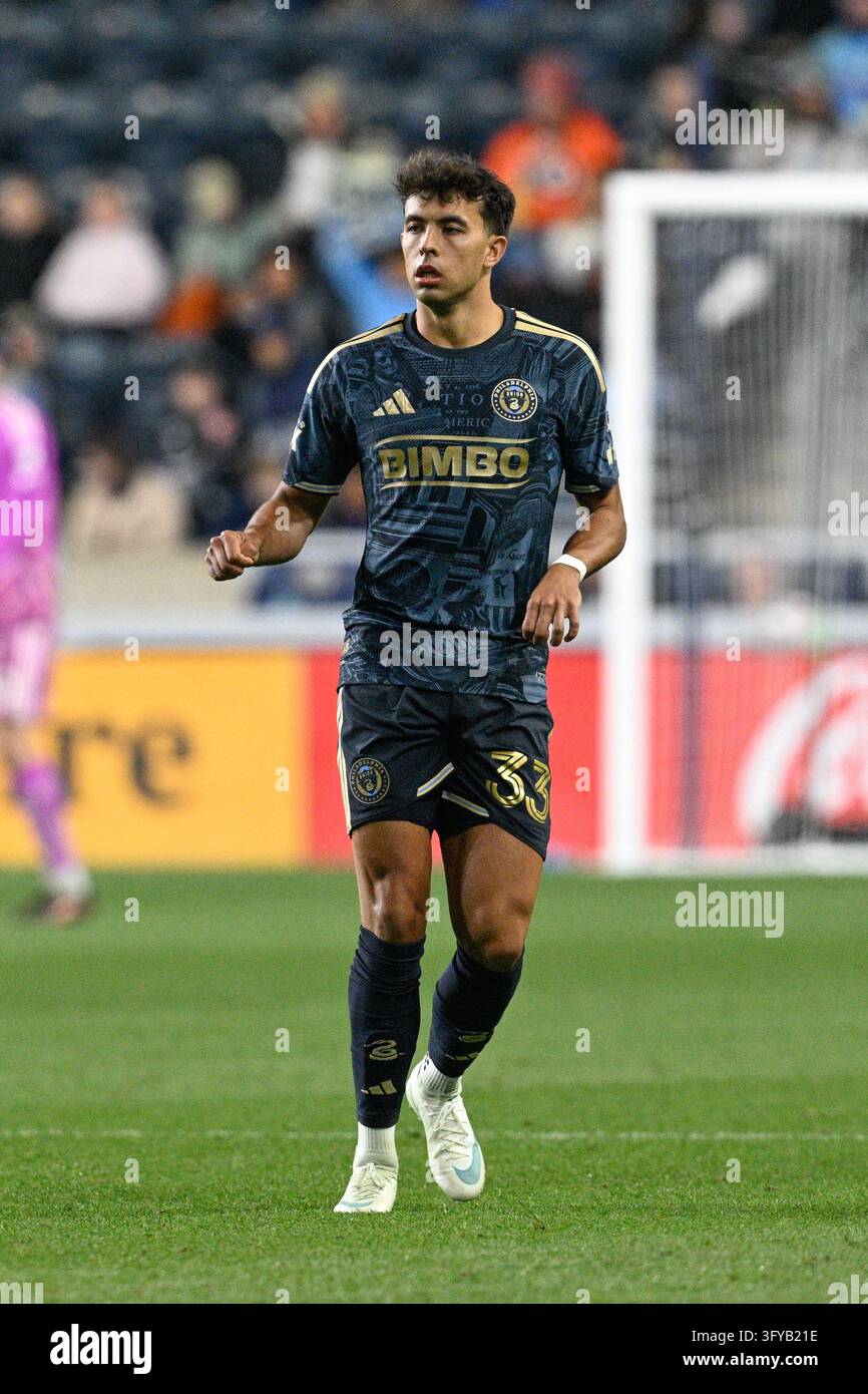 CHESTER, PA - OCTOBER 24: Philadelphia Union midfielder Quinn Sullivan ...