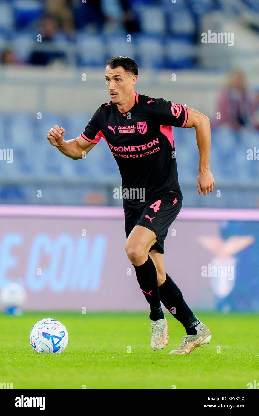Vincent Sierro of Parma Calcio 1913 in action during the Serie A ...