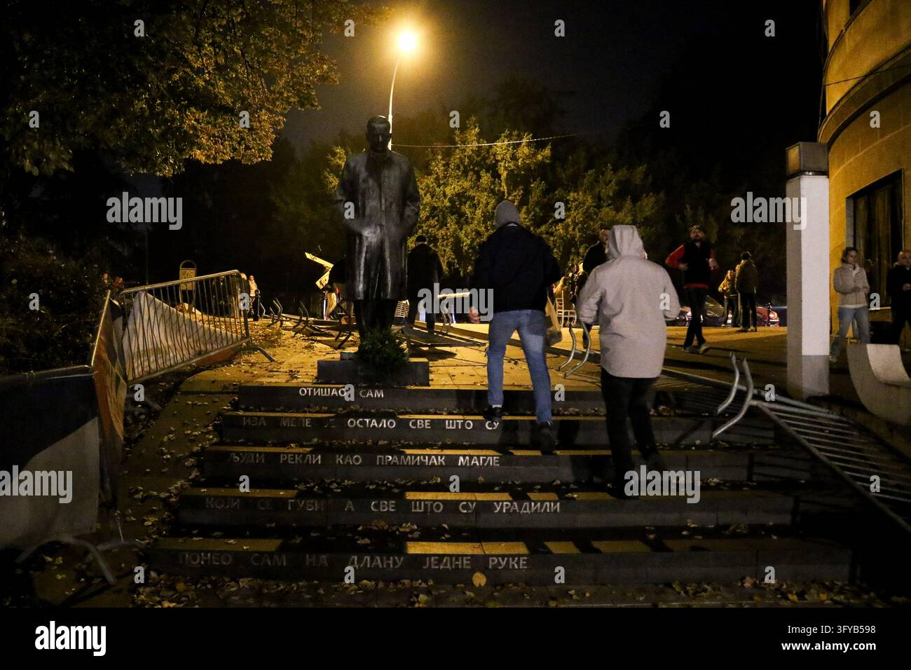 Belgrade, Serbia. 25th Oct, 2026. Supporters of the Student List ...