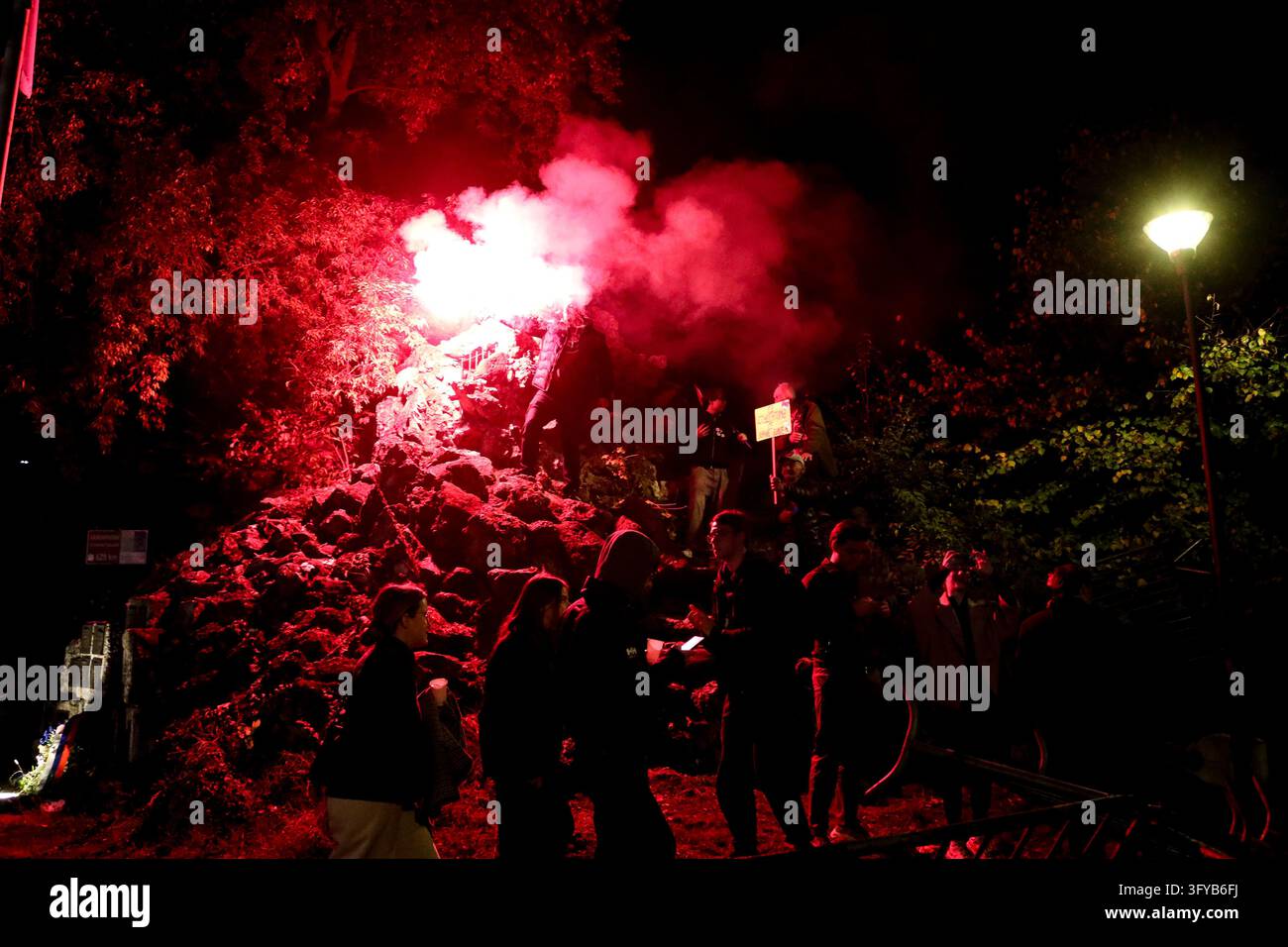 Belgrade, Serbia. 25th Oct, 2026. Supporters of the Student List ...