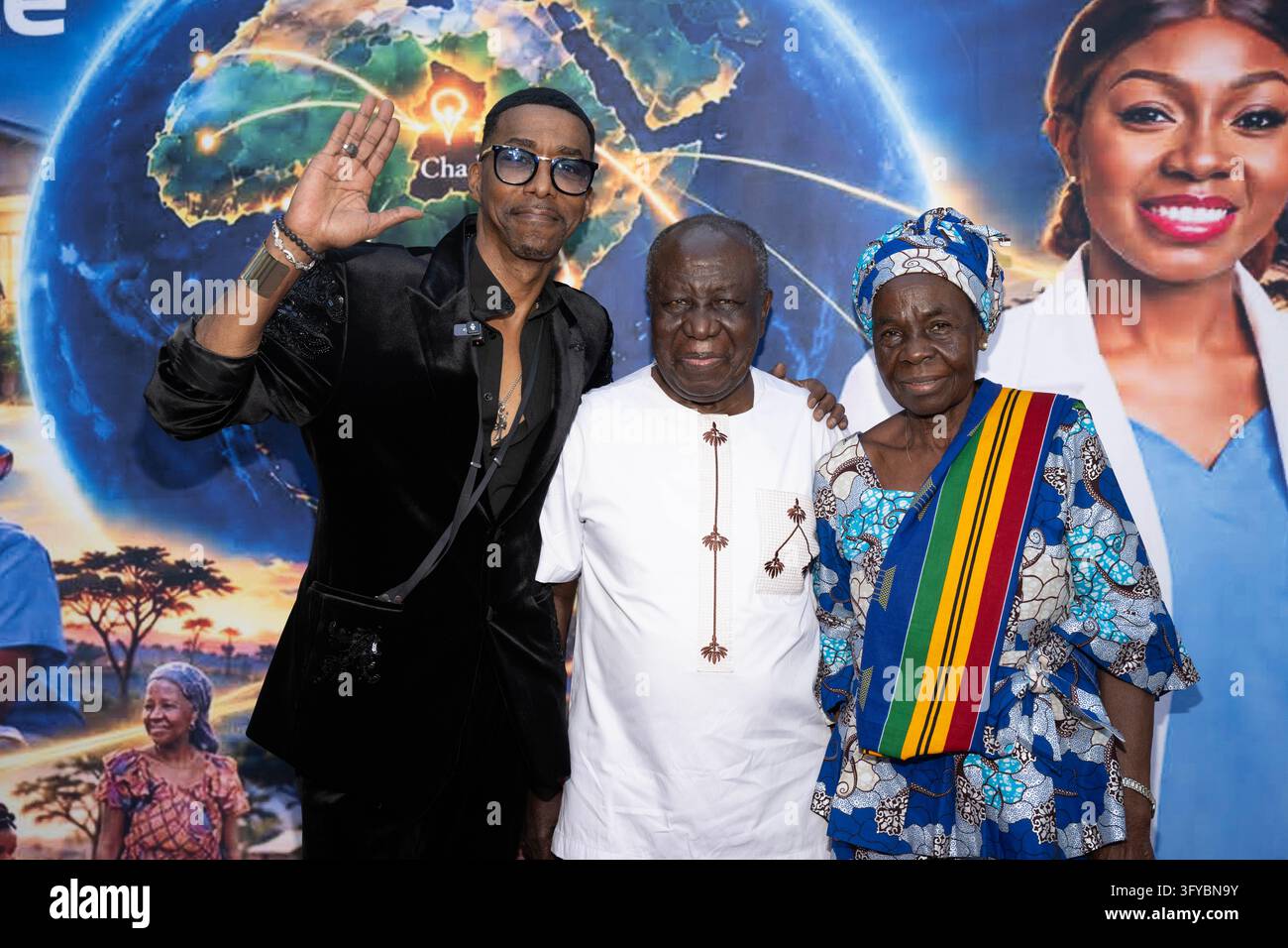 Actor Taver Actor Miguel A. Nunez Jr., Dr. Nathalie D. Beasnael's parents attend ...