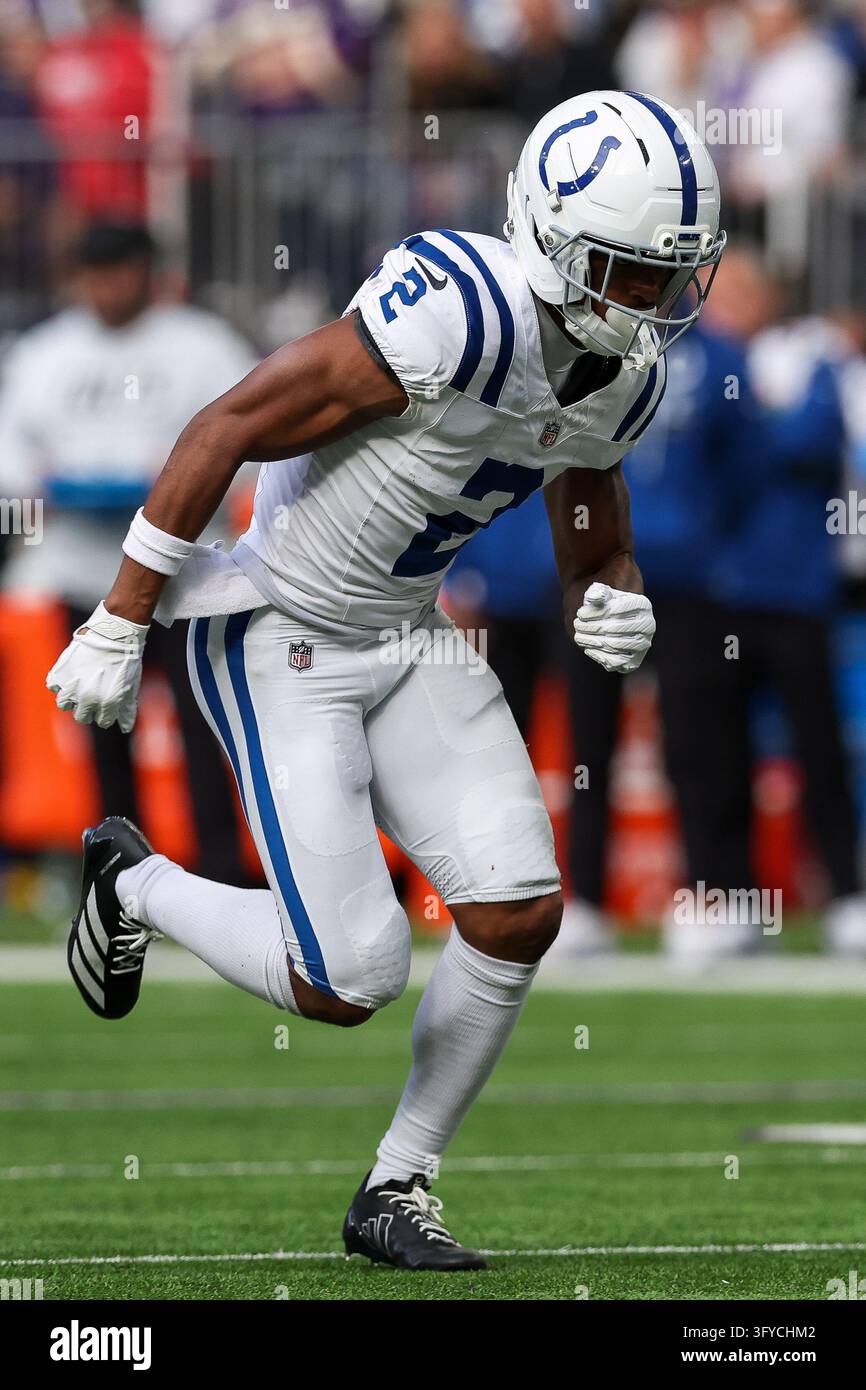 Indianapolis Colts wide receiver Josh Downs runs a route against the ...