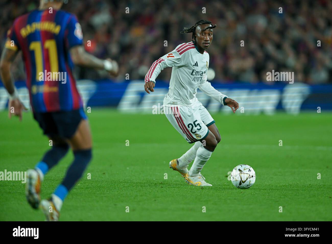 FC BARCELONA vs REAL MADRID OCTOBER 25 ,2026 Yan Diomande (25) of Real ...