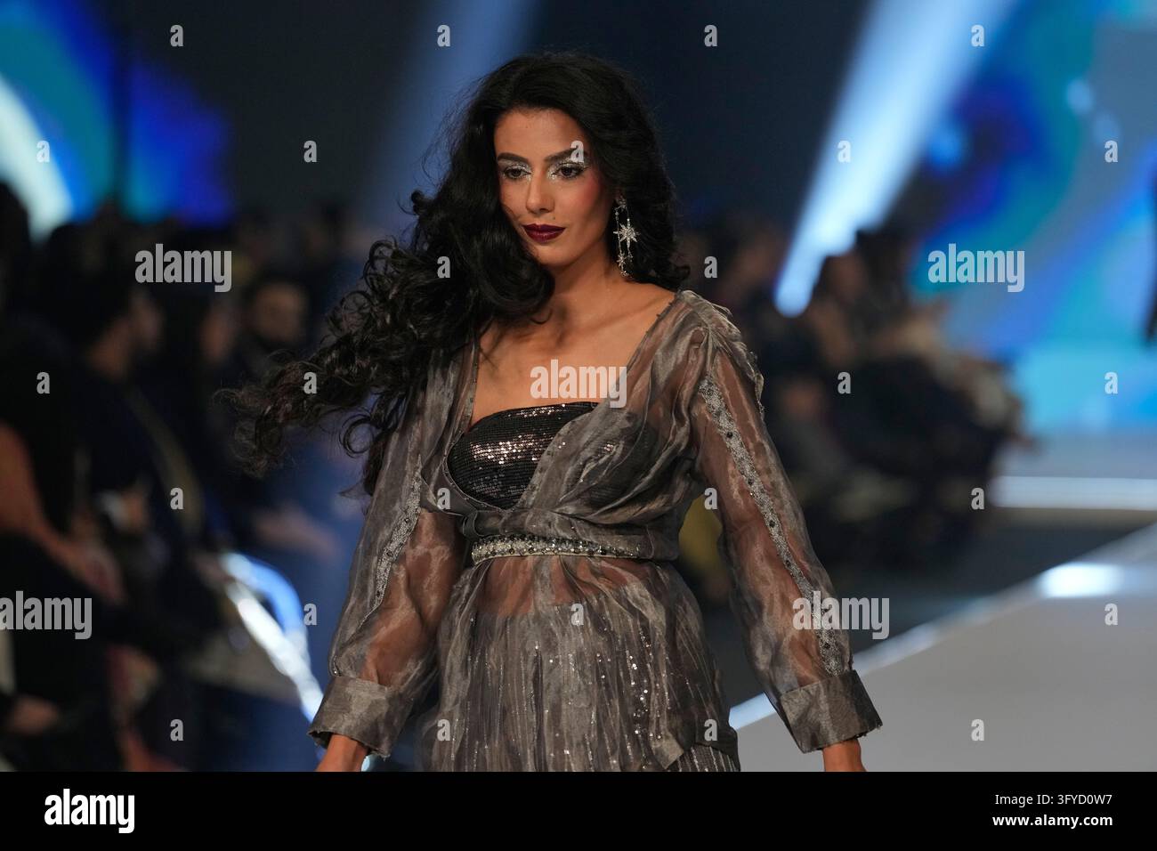 Hasan Model A model presents a creation by designer Hassan Sheheryar Yasin during ...