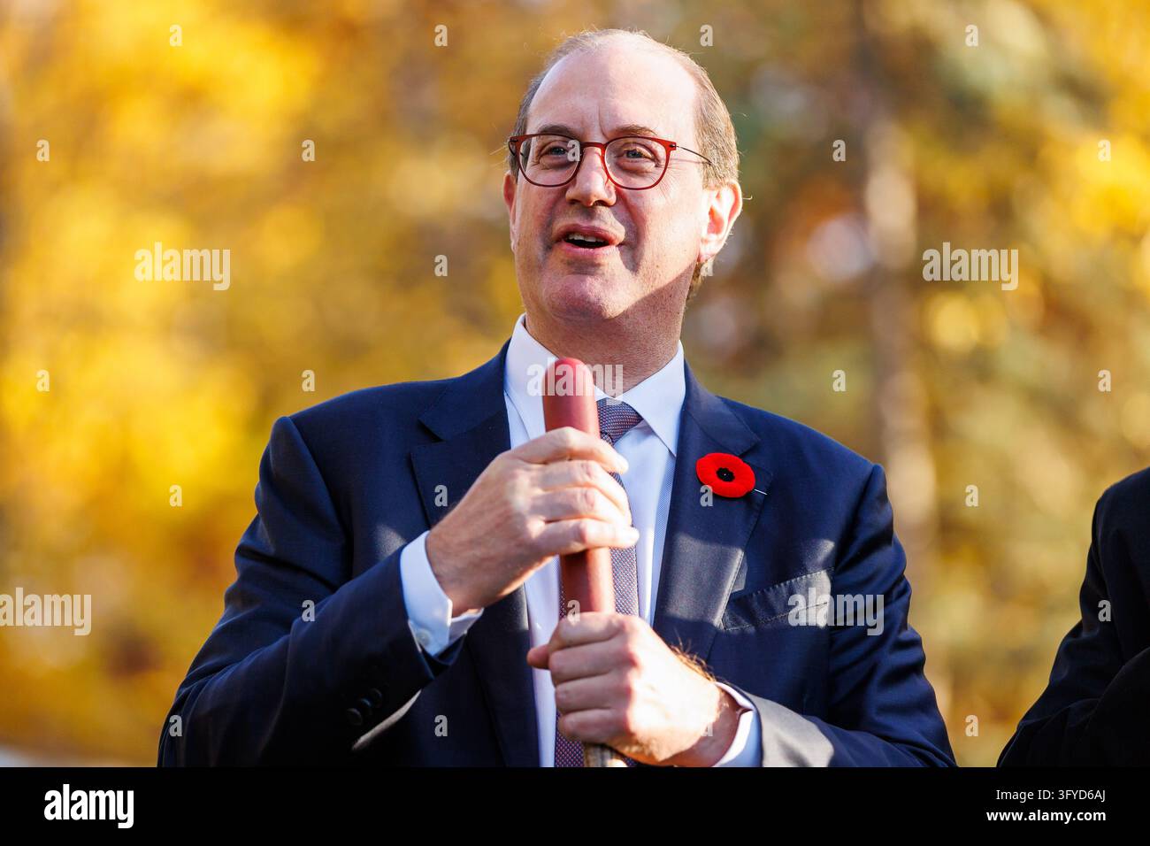 Canadian Ambassador to the United States Mark Wiseman speaks prior to a ...