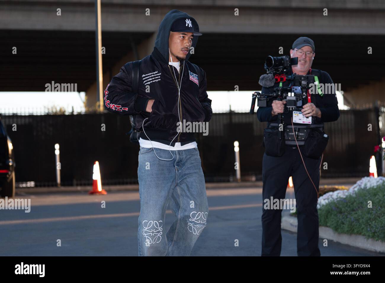 Lemon Phot Philadelphia Eagles wide receiver Makai Lemon arrives before an NFL ...