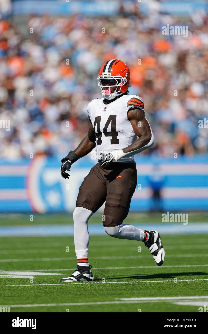 Cleveland Browns tight end Harold Fannin Jr. (44) runs in motion during ...