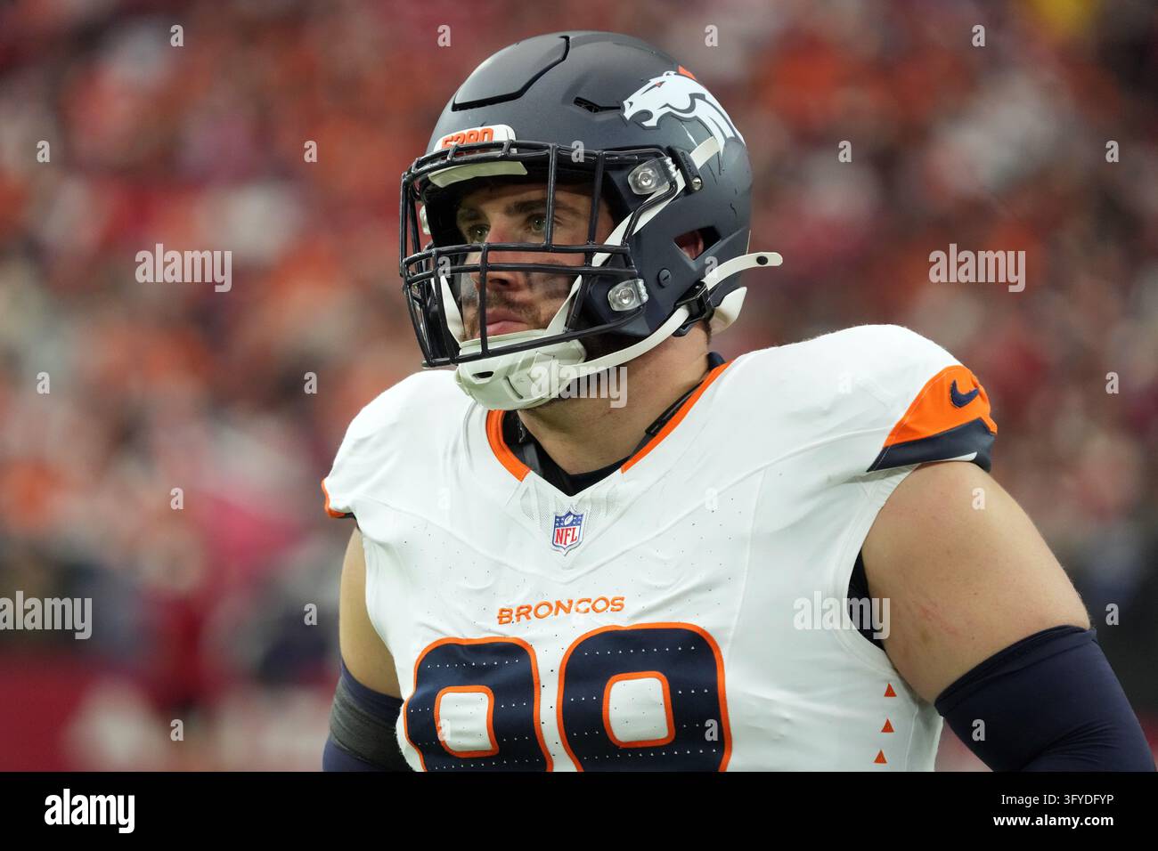 Denver Broncos defensive end Zach Allen (99) against the Arizona ...