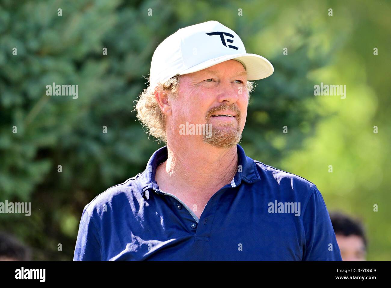 ST. LOUIS, MO - OCTOBER 25: Golfer Tim Petrovic watches his ball after ...