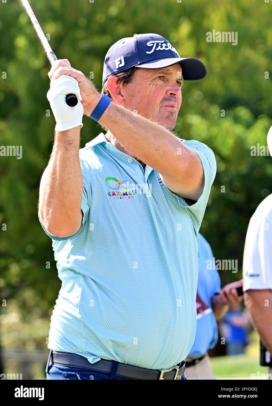 ST. LOUIS, MO - OCTOBER 25: Golfer Greg Chalmers of Australia hits his ...