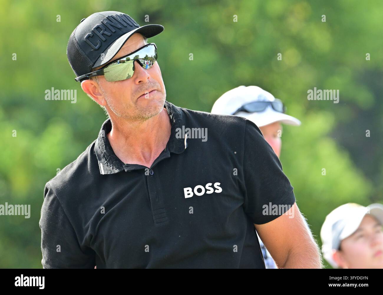 ST. LOUIS, MO - OCTOBER 25: Golfer Henrik Stenson watches his ball ...