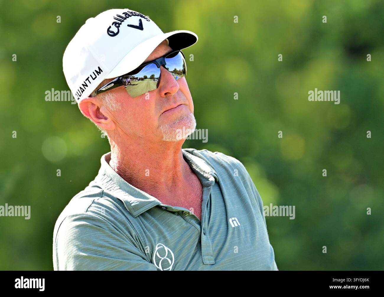 ST. LOUIS, MO - OCTOBER 25: Golfer David Duval watches his ball after ...