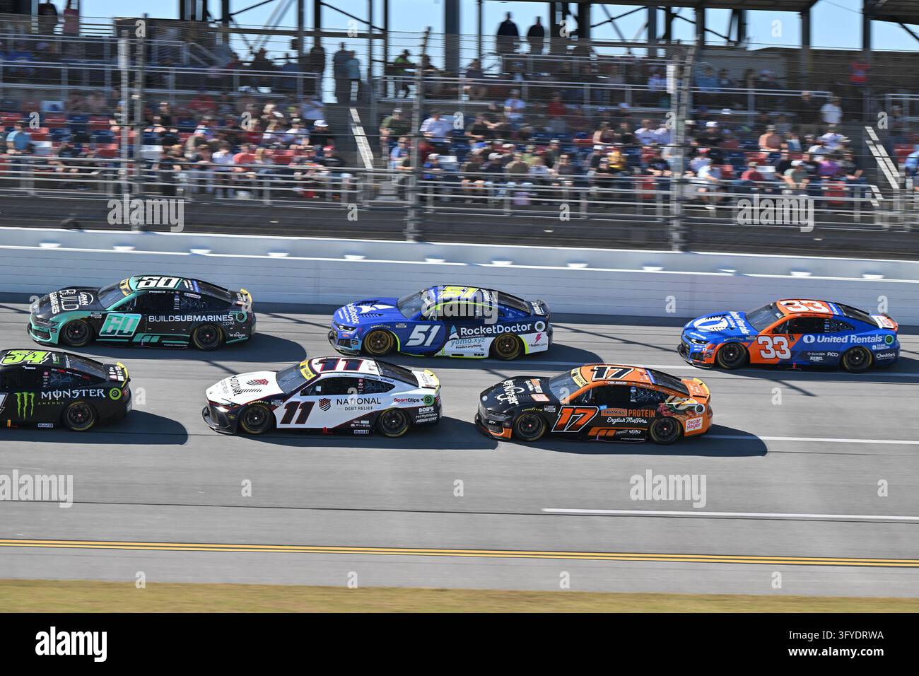 TALLADEGA, AL - OCTOBER 25: General racing action during the running of ...