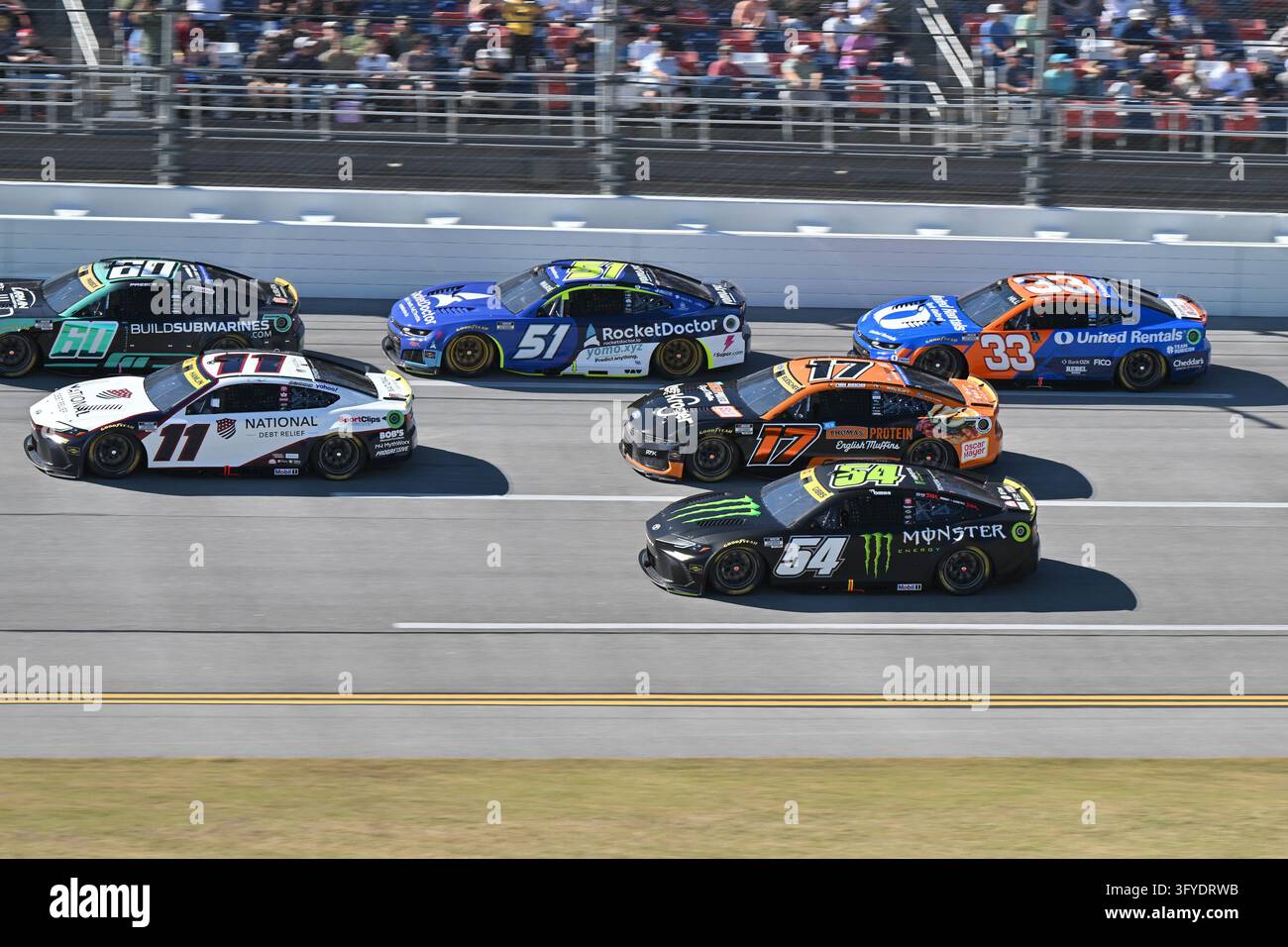 TALLADEGA, AL - OCTOBER 25: General racing action during the running of ...