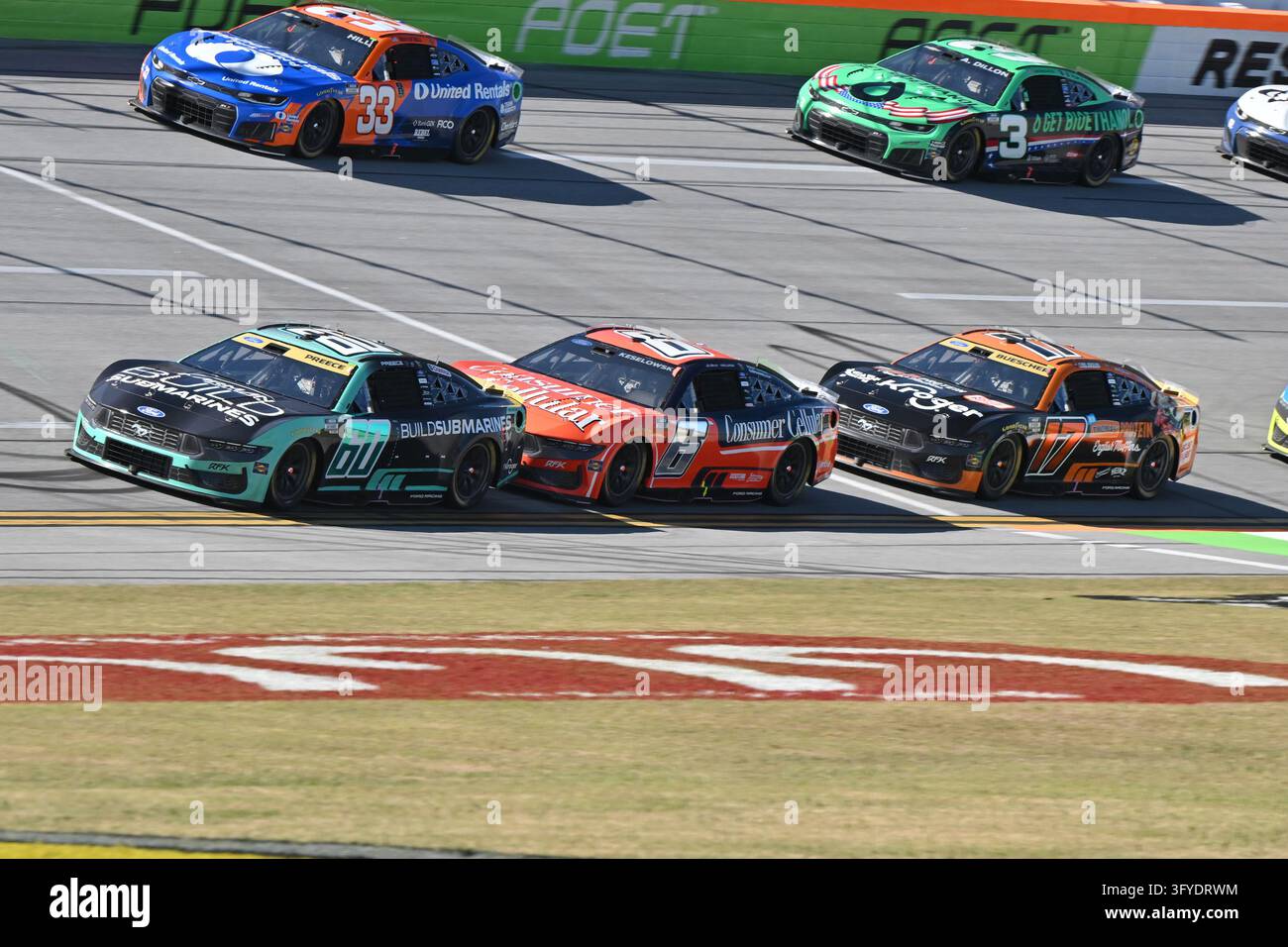 TALLADEGA, AL - OCTOBER 25: Teammates Ryan Preece (#60 RFK Racing ...