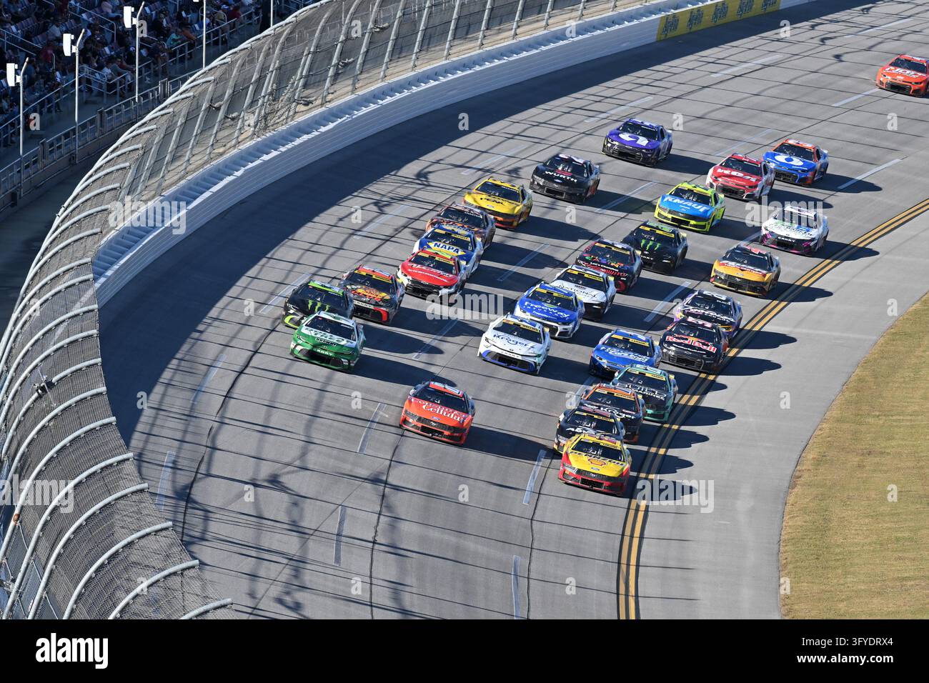 TALLADEGA, AL - OCTOBER 25: General racing action during the running of ...