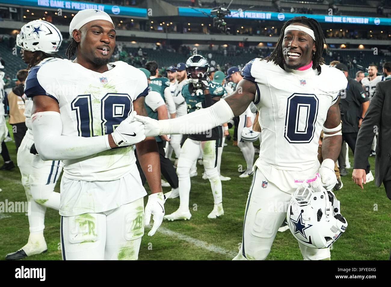 Dallas Cowboys wide receiver Jonathan Mingo (18) celebrates with ...