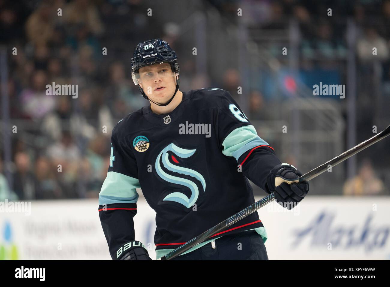 Seattle Kraken forward Kaapo Kakko is pictured during an NHL hockey ...