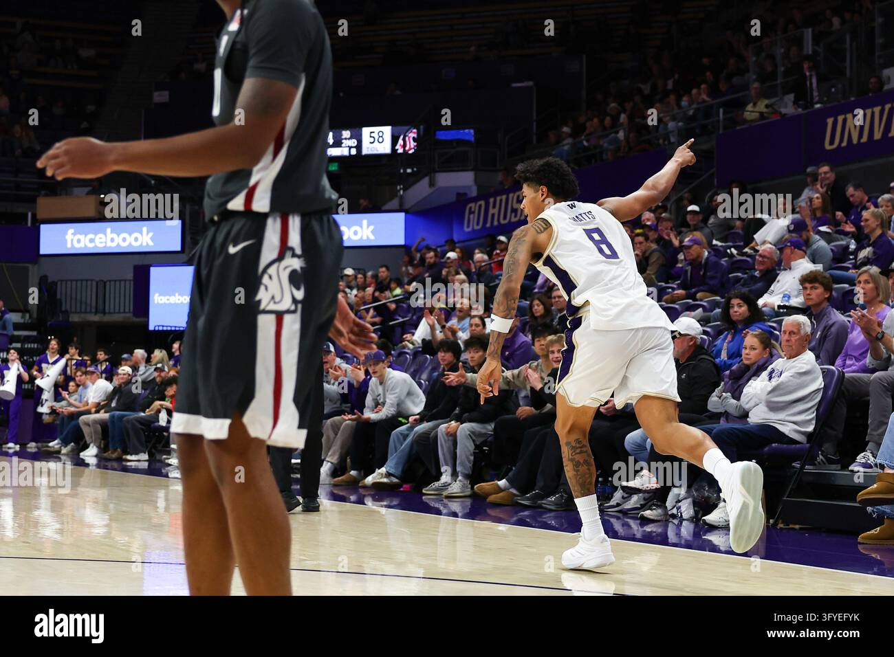 SEATTLE, WA - OCTOBER 25: LeJuan Watts #8 of the Washington Huskies ...