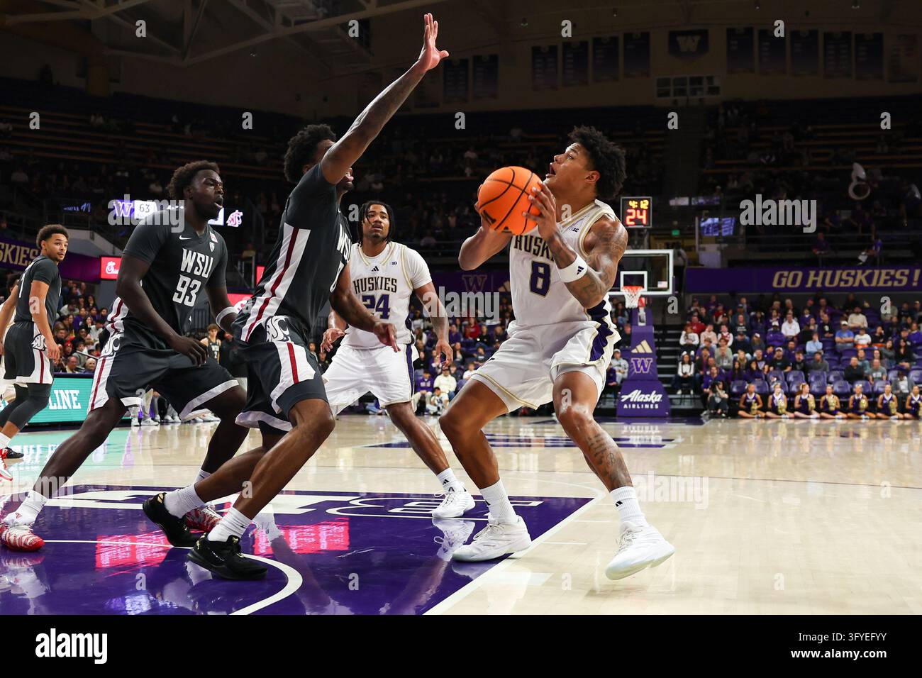 SEATTLE, WA - OCTOBER 25: LeJuan Watts #8 of the Washington Huskies is ...