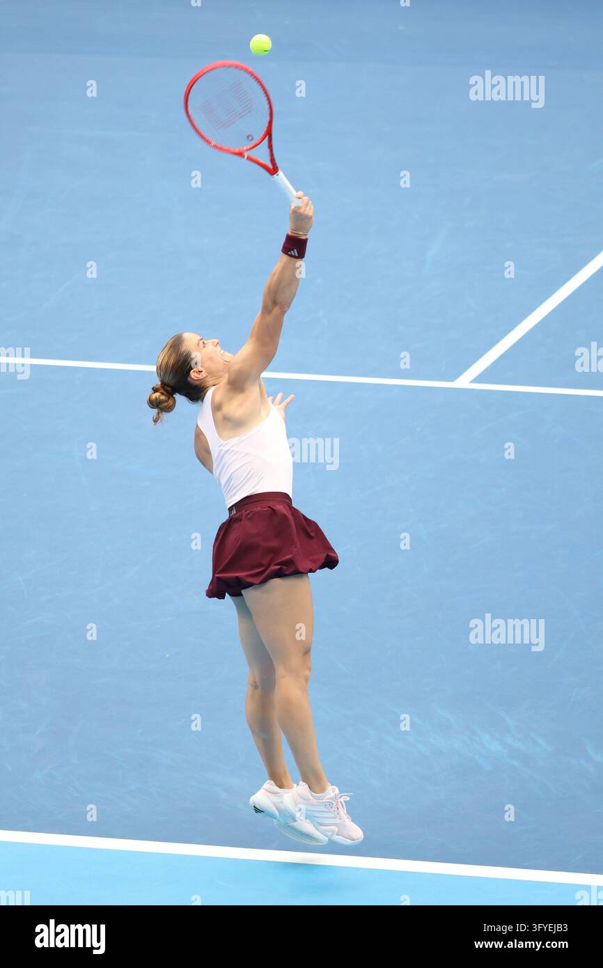 October 27, 2026, Tokyo, Japan: Maria SAKKARI (GRE) serves against ...