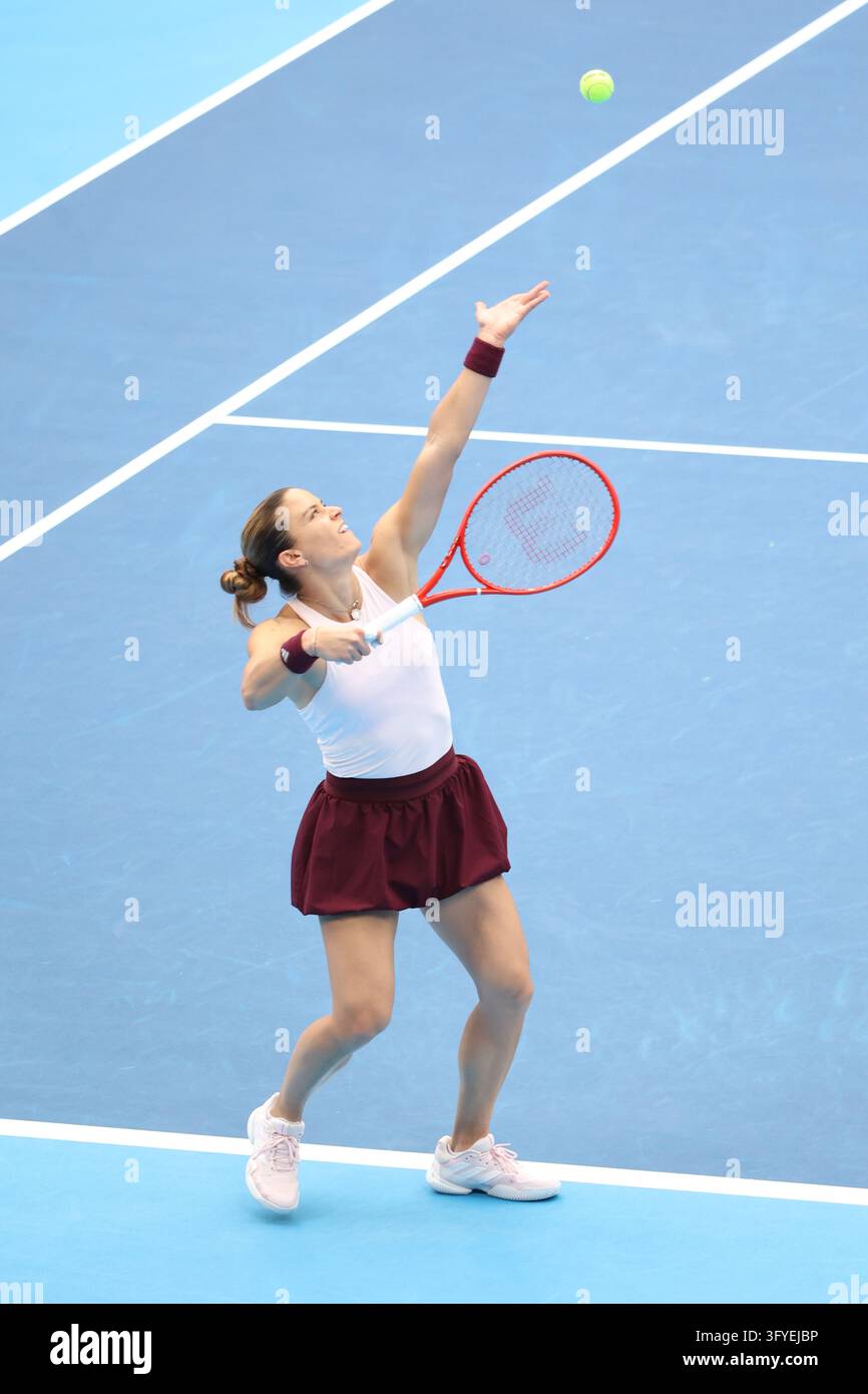 October 27, 2026, Tokyo, Japan: Maria SAKKARI (GRE) serves against ...