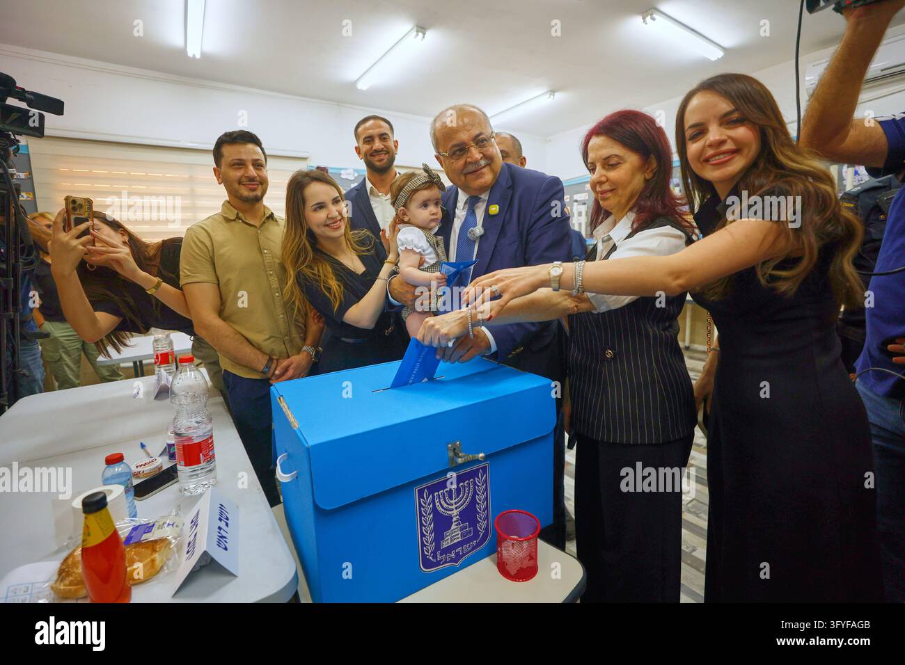 Teh Checklist 27 October 2026, Israel, Taibe: Palestinian candidate Ahmad Tibi of the ...