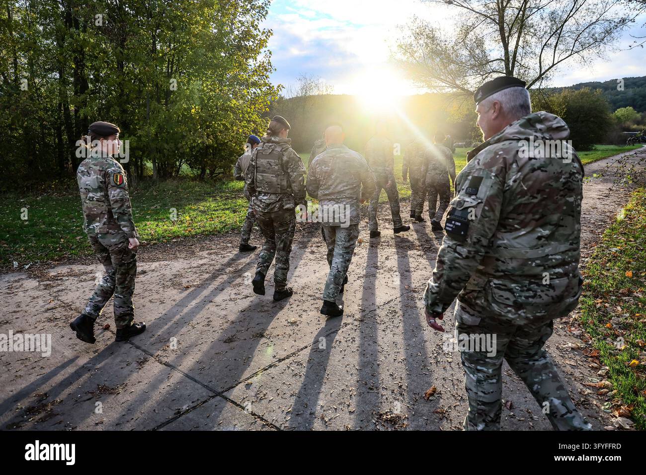 This image shows an immersive day with the participants in the Military ...