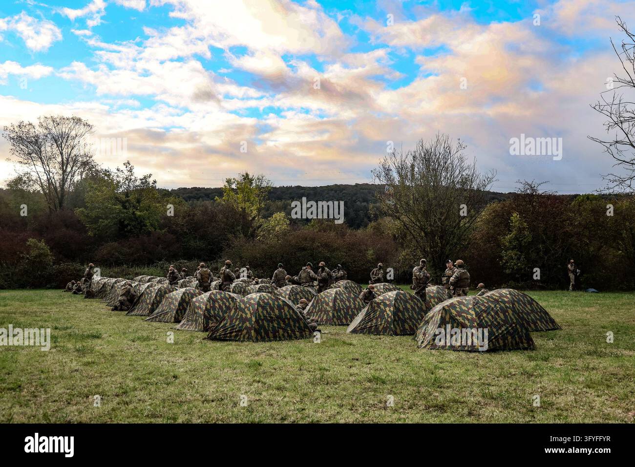 This image shows an immersive day with the participants in the Military ...