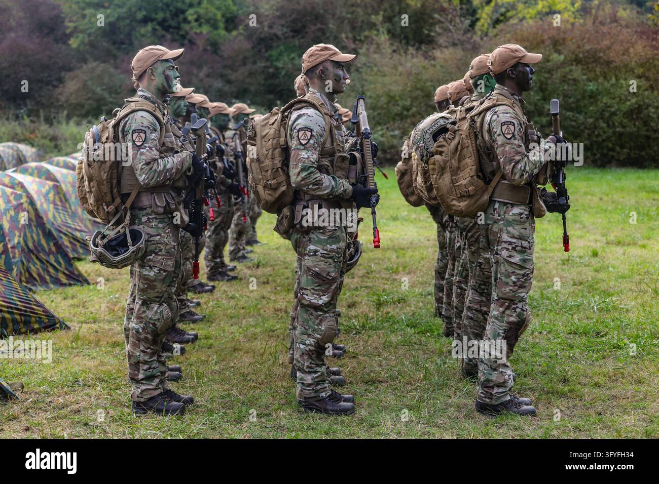 This image shows an immersive day with the participants in the Military ...