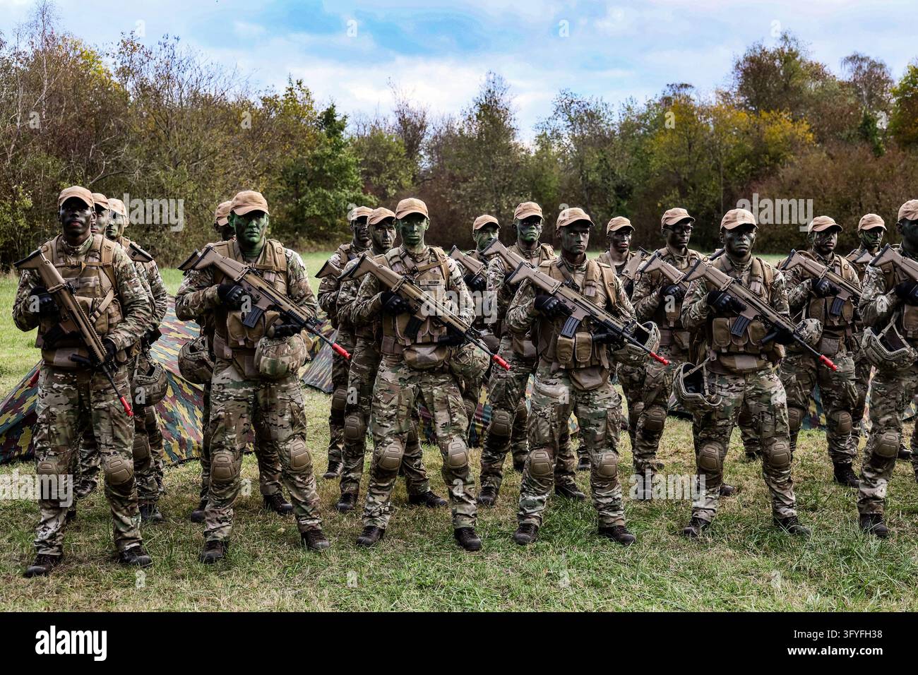This image shows an immersive day with the participants in the Military ...