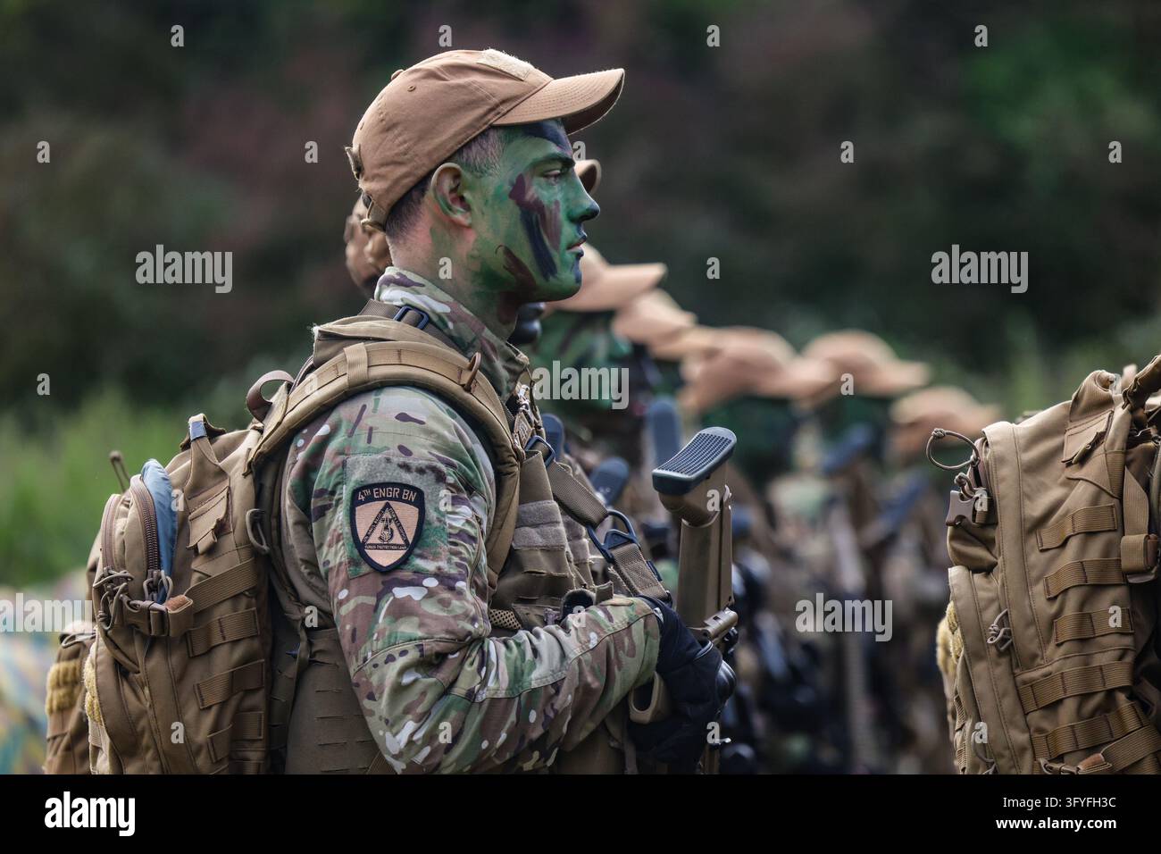 This image shows an immersive day with the participants in the Military ...
