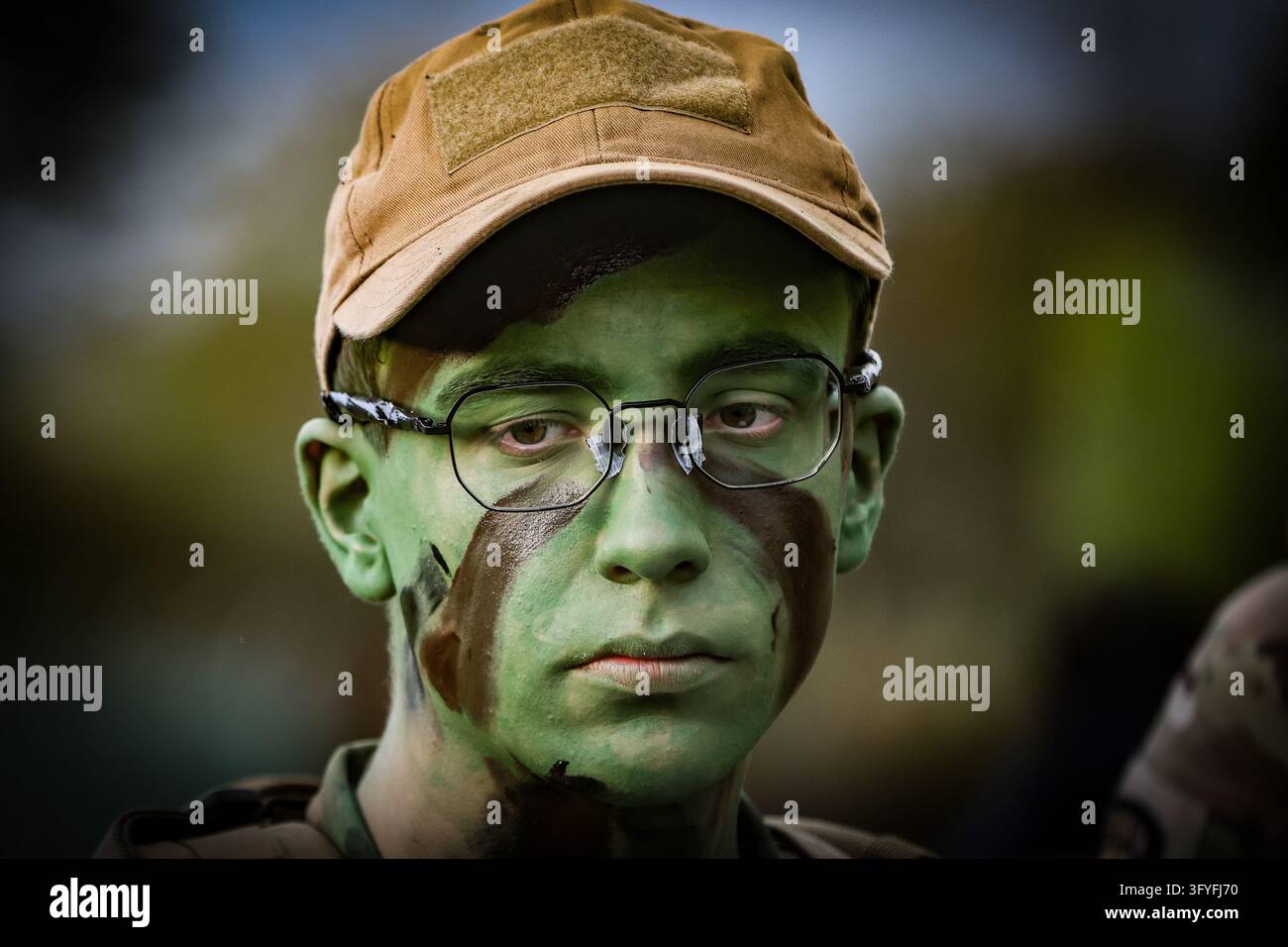 This image shows an immersive day with the participants in the Military ...