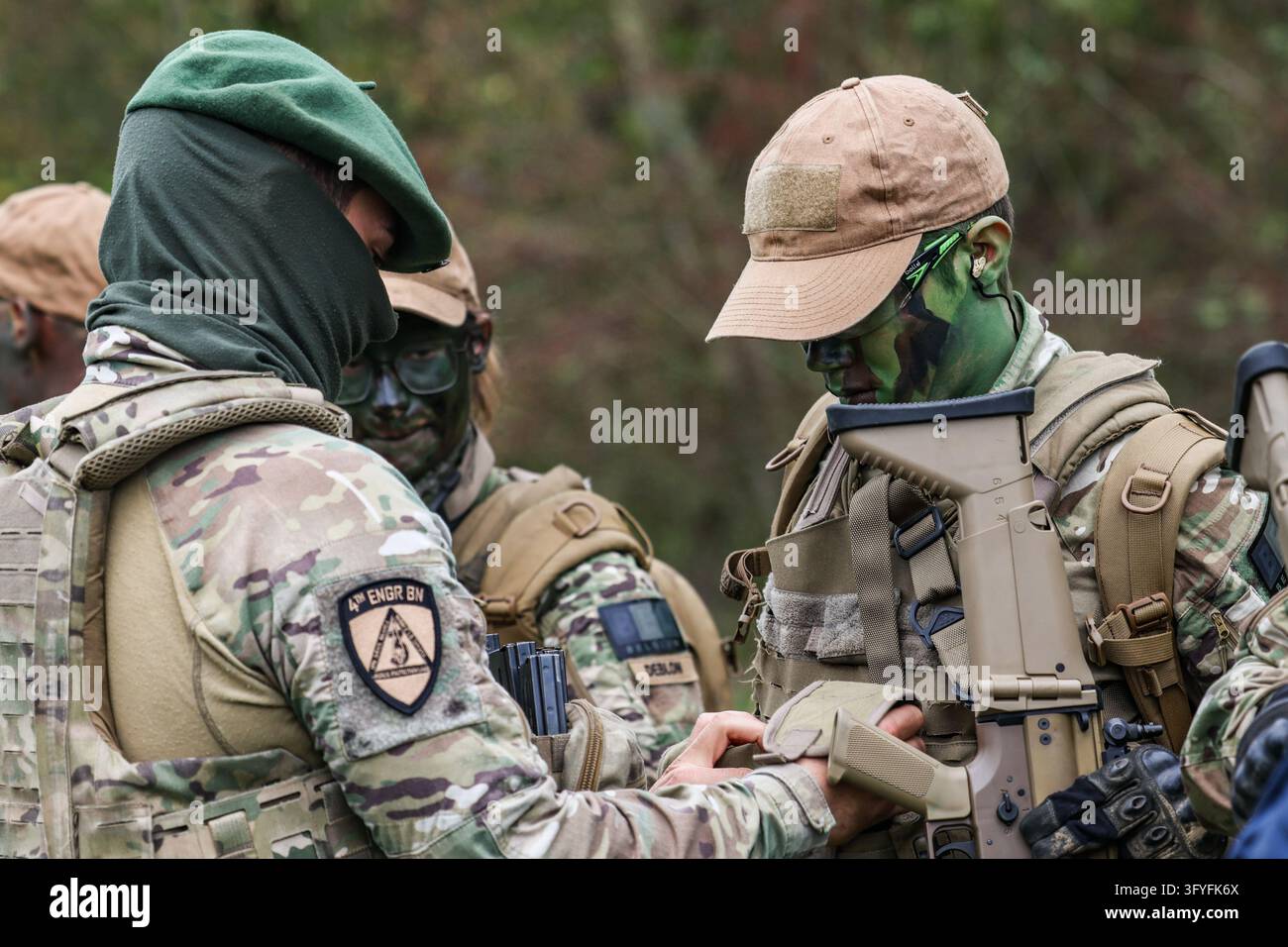 This image shows an immersive day with the participants in the Military ...