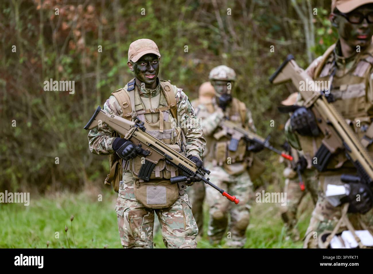 This image shows an immersive day with the participants in the Military ...