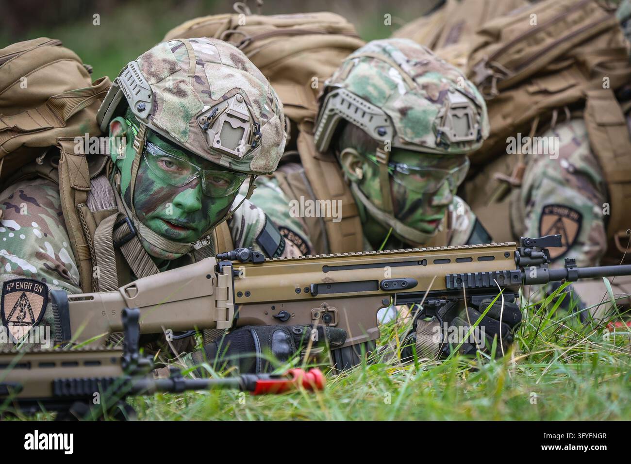 This image shows an immersive day with the participants in the Military ...