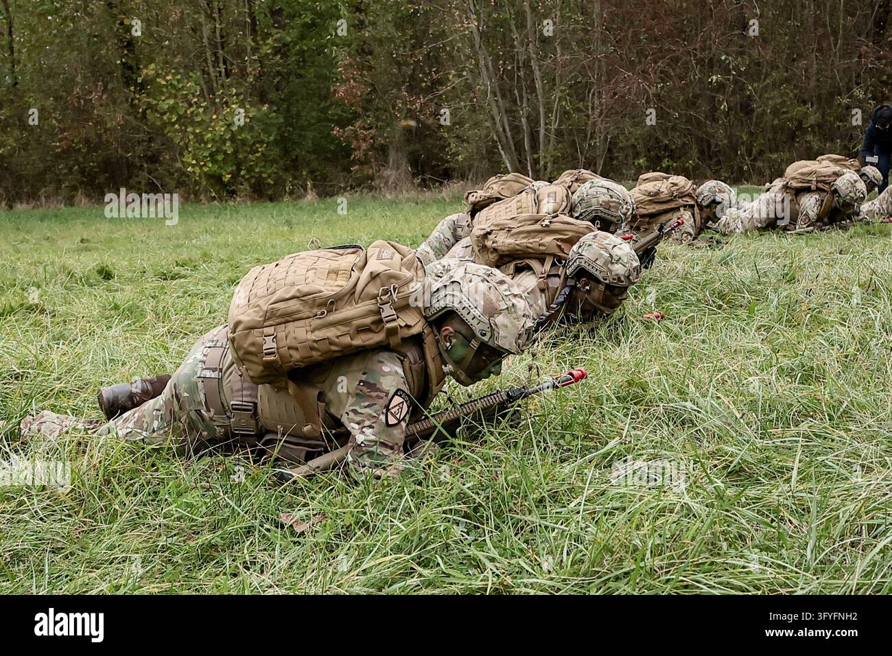 This image shows an immersive day with the participants in the Military ...