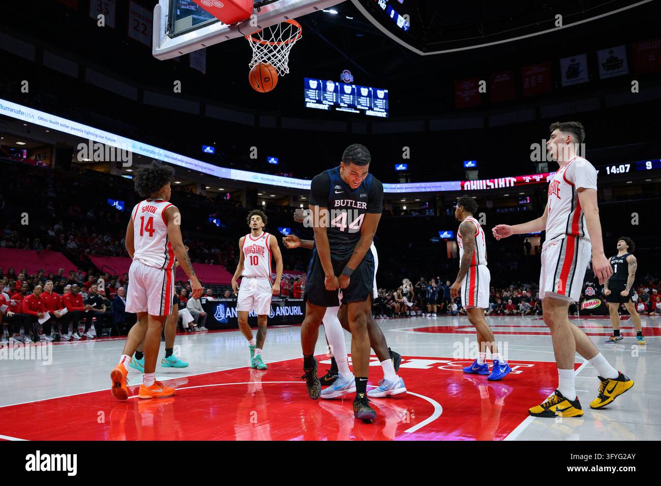 COLUMBUS, OH - OCTOBER 25: Butler Bulldogs forward Treyson Anderson (44 ...