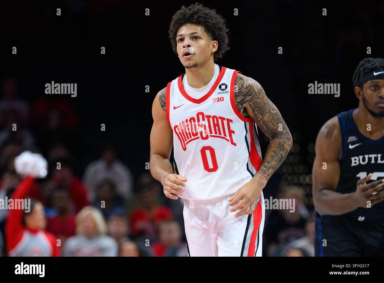 COLUMBUS, OH - OCTOBER 25: Ohio State Buckeyes guard John Mobley Jr. (0 ...