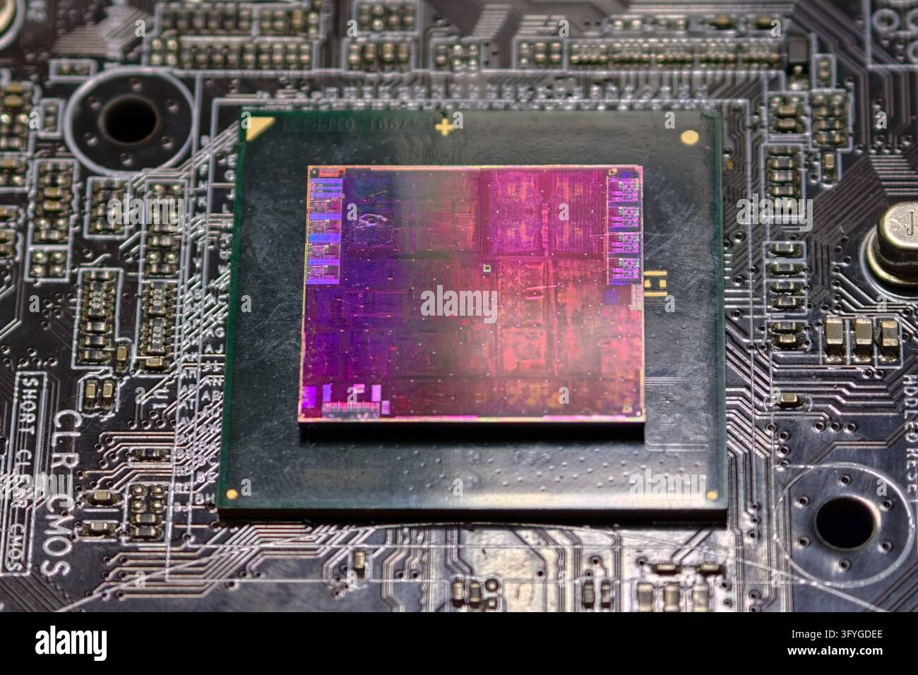 SHANGHAI, CHINA - OCTOBER 27, 2026 - A silicon wafer circular ...