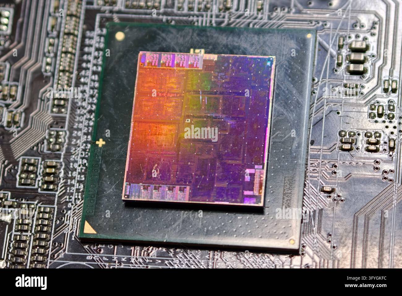 SHANGHAI, CHINA - OCTOBER 27, 2026 - A silicon wafer circular ...