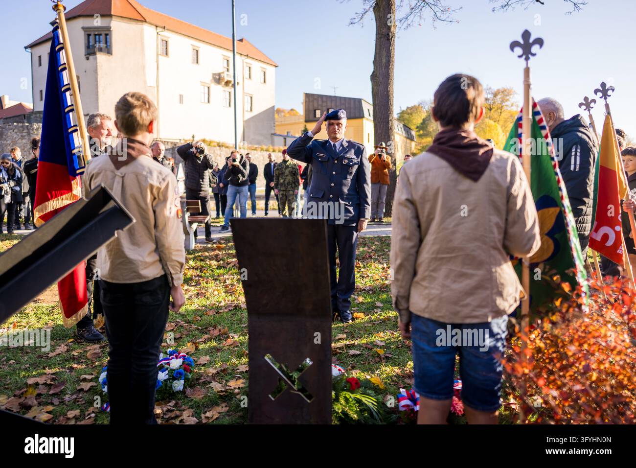 To Create An Inventor Unveiling of memorial to legionary Frantisek Kasik (1888-1969, born in ...