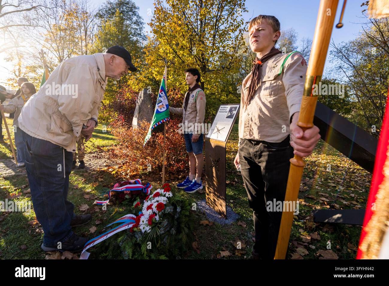 To Create An Inventor Unveiling of memorial to legionary Frantisek Kasik (1888-1969, born in ...