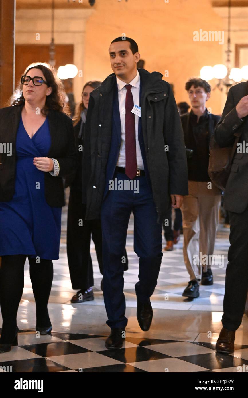 Mayor of Trappes Ali Rabeh at The National Assembly - session of ...