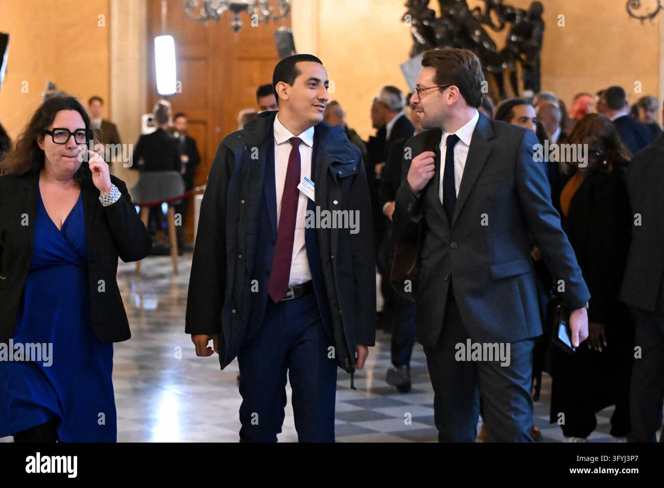 Mayor of Trappes Ali Rabeh at The National Assembly - session of ...