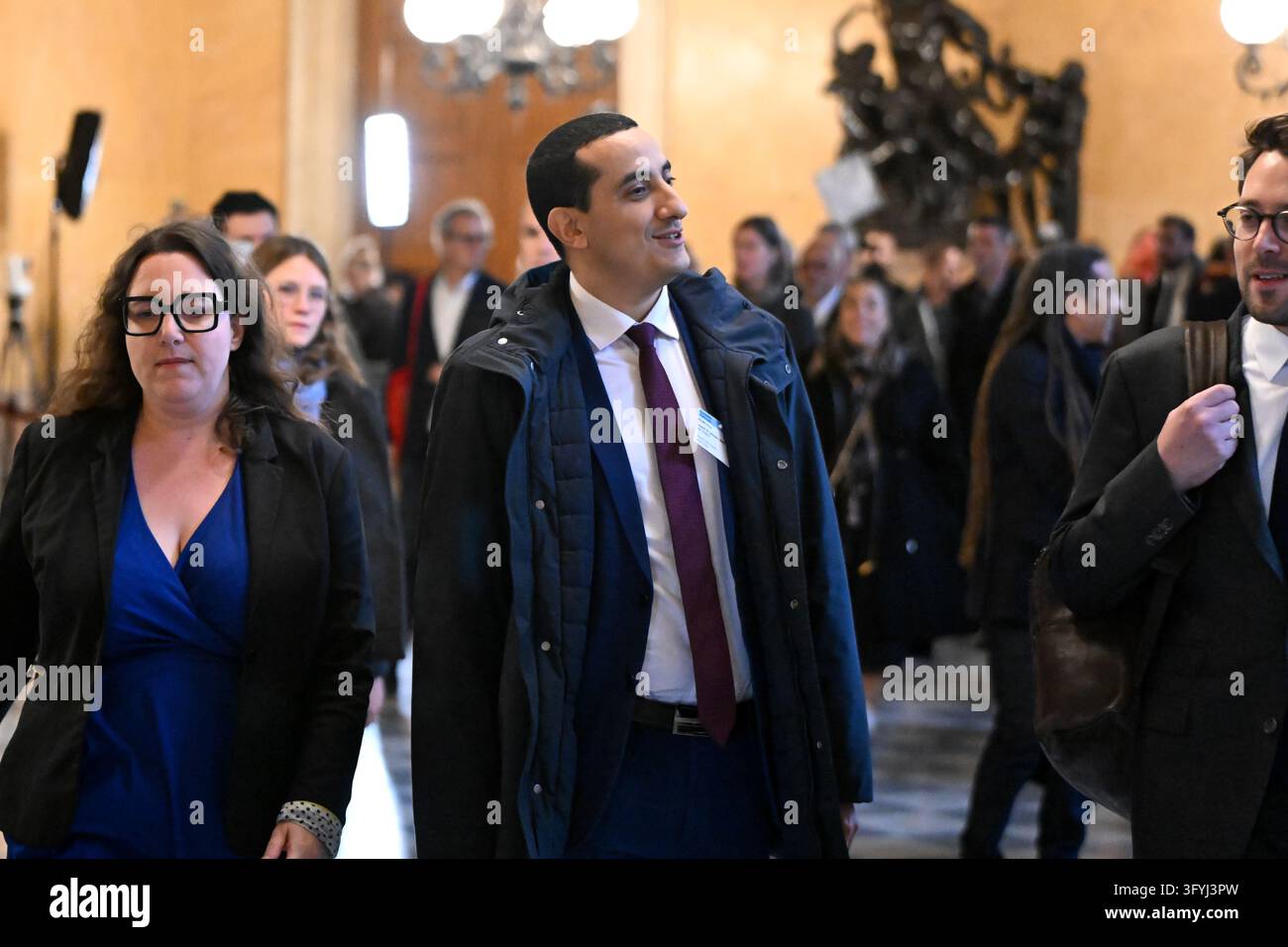 Mayor of Trappes Ali Rabeh at The National Assembly - session of ...