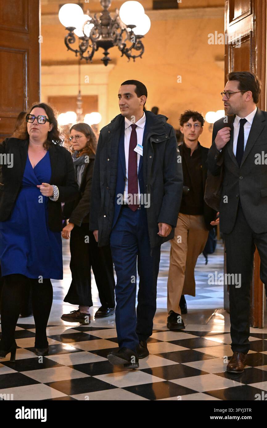 Mayor of Trappes Ali Rabeh at The National Assembly - session of ...